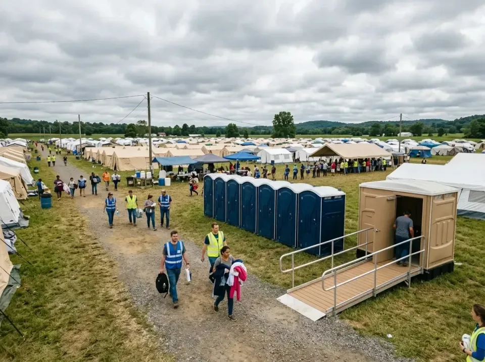disaster-relief-camp-restrooms-010 — frequently asked questions, Dumpster & Portable Bathrooms Rental in Obetz, OH